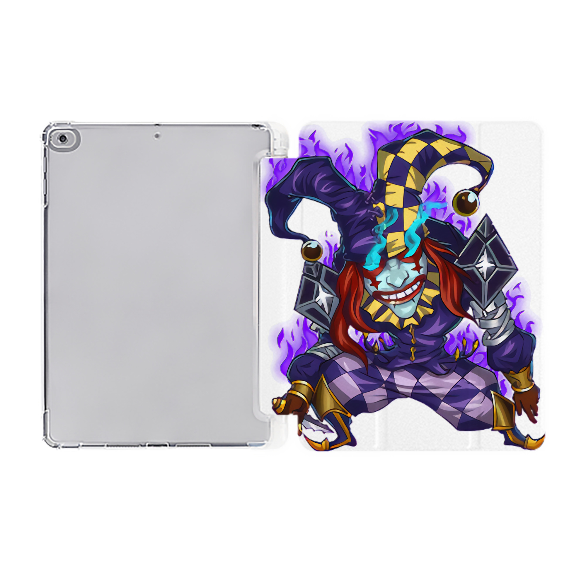 （画像用） リーグ・オブ・レジェンド League of Legends LOL IPad ケース ペン収納付き 三つ折りスタンド PUレザー×シリコン 対応機種9.5/10.5/10.9インチ